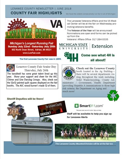 Page 5 of Newsletter