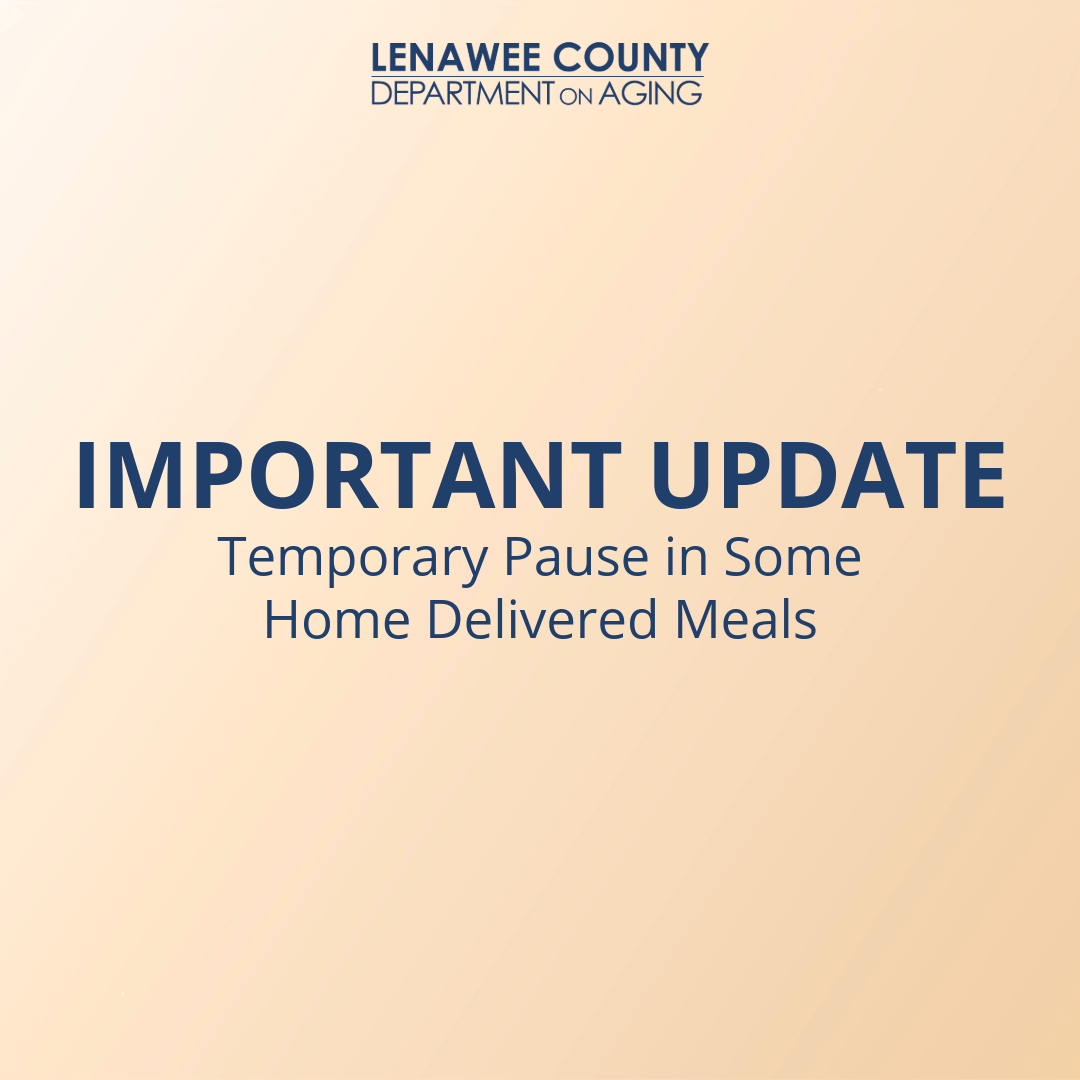 Important Update lda meals