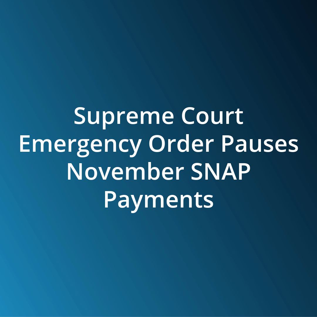 Supreme Court Pauses SNAP