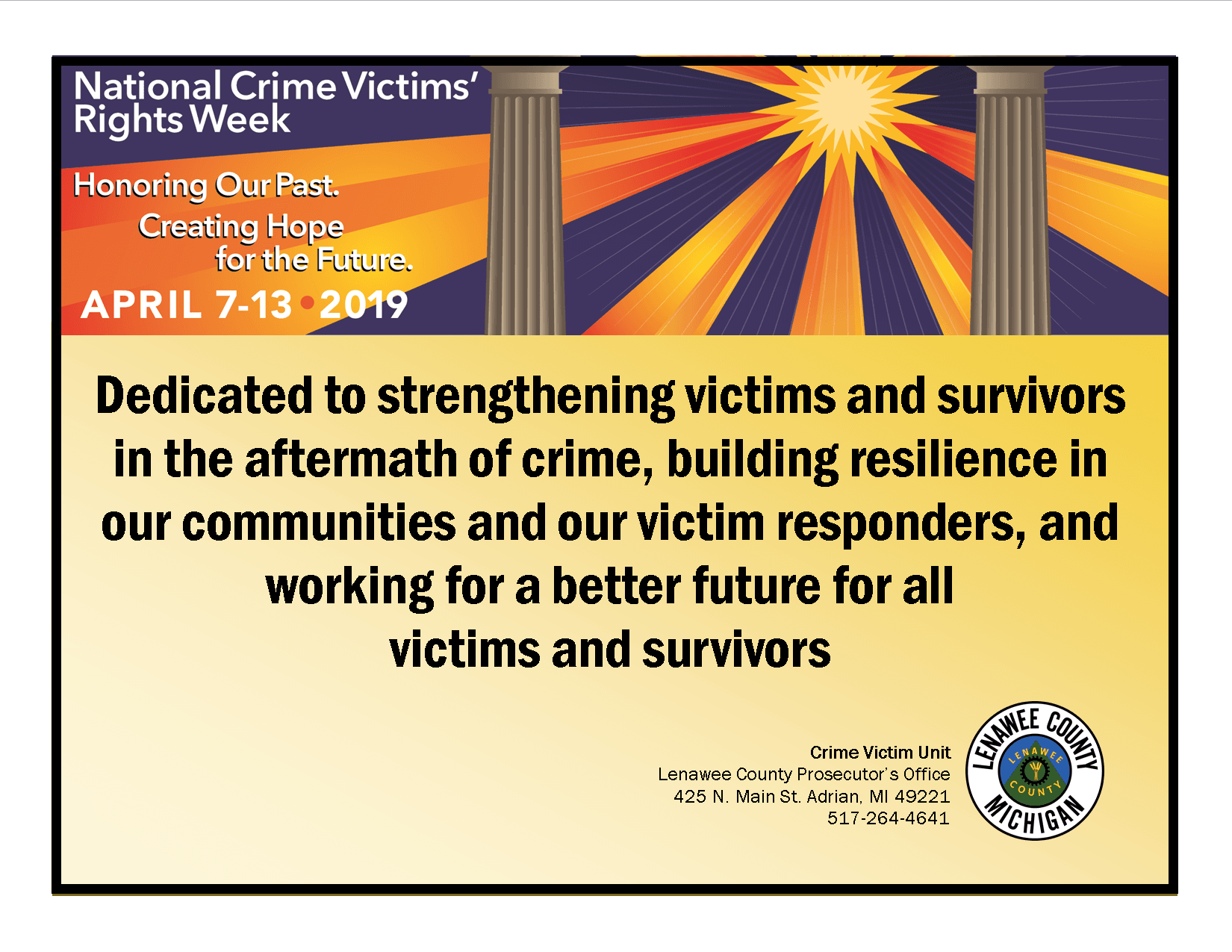 Crime Victim Rights Week